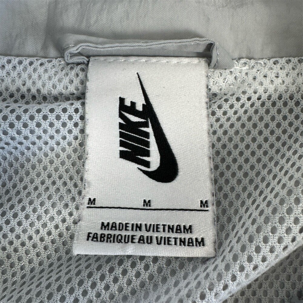 Nike x CLOT Track Jacket Mens M Gray Reflective Full Zip Windbreaker - Picture 6 of 16